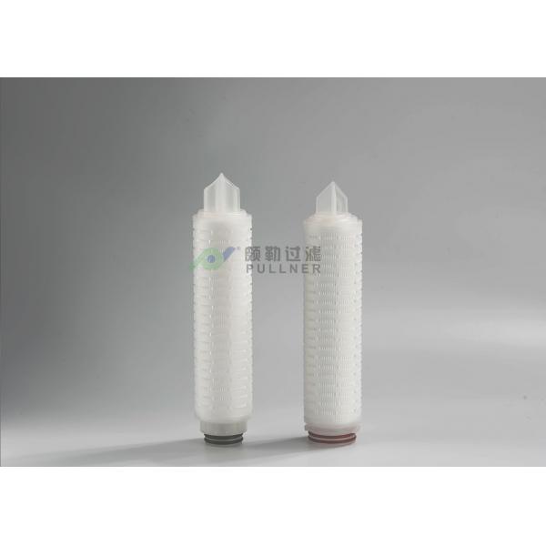 Quality 0.22 Micron Pleated PP/Polyester/Glass fiber Pleated Filter Cartridge for RO Security System for sale