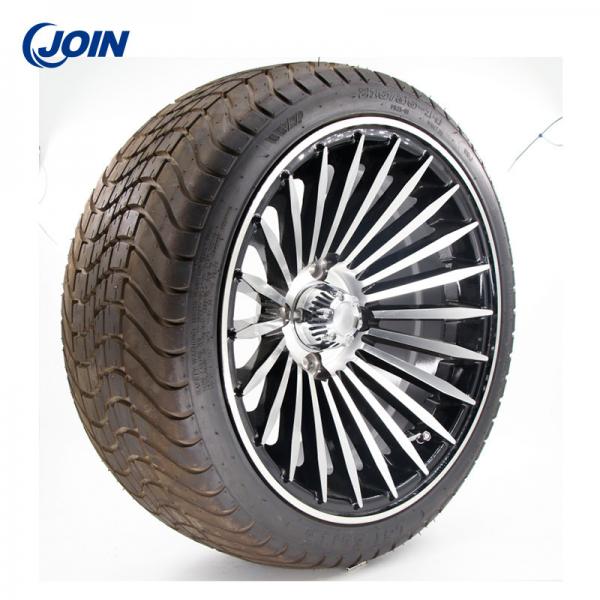 Quality Complete 14in Golf Cart Wheels Aluminum Electric Golf Buggy Tyres for sale