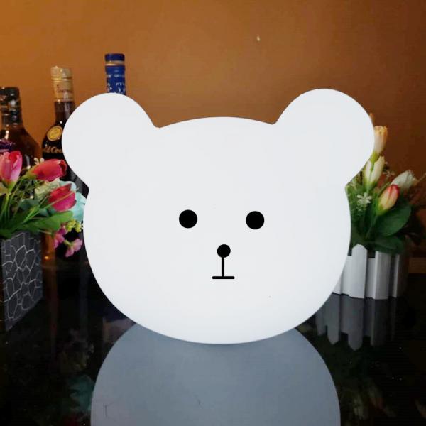 Quality Baby Bedroom Bear Night Light Rechargeable Battery Operated for sale