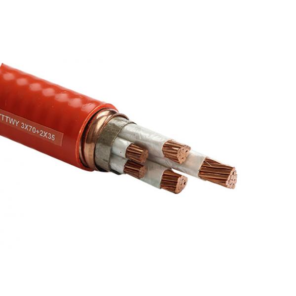 Quality 800 X 600 2.5mm2 Fire Resistant Cable With Inorganic Mineral Synthetic Mica Tape for sale