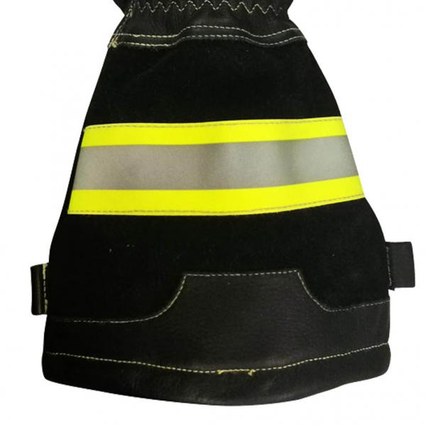 Quality Long Cuff EN388:2016 Firefighter Gloves With Reflective Tape for sale