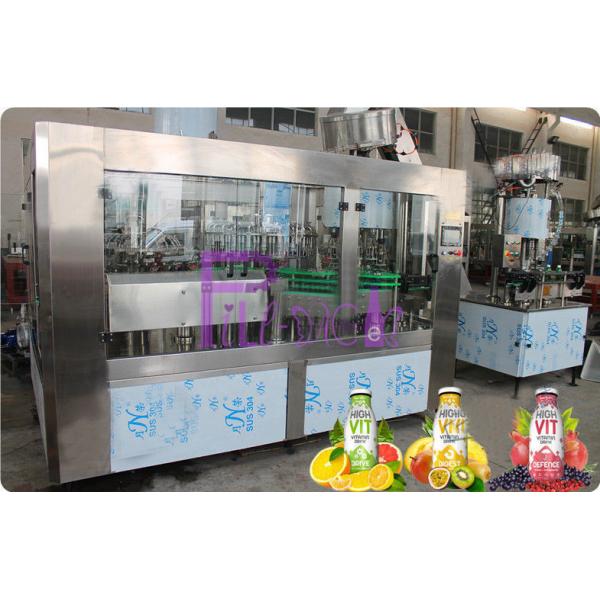 Quality Glass Bottle Filler Machine Automatic Juice / Tea Bottling Filling Machine 6000 - 8000BPH for sale
