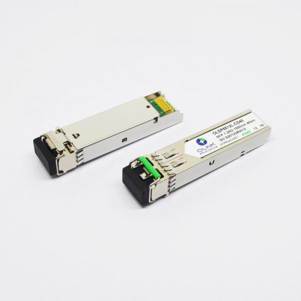 Quality SFP Fiber Transceiver OEM 1000BASE-EX SFP 1550nm 40km DOM LC SMF Module for sale