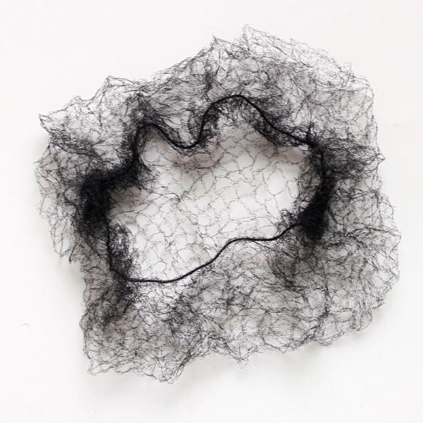 Quality Nylon Mesh Wigs Invisible Disposable Hair Nets Black for sale