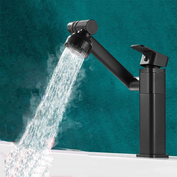 Quality Smart Universal Mechanical Arm Waterfall Sink Faucet For Kitchen Washbasin ODM for sale