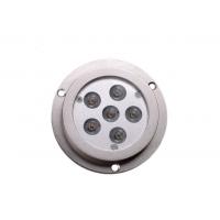 China Round 6-LED IP68 Boat Transom Mount Light LED Stainless Steel Marine Underwater Lights For Boat Transom Fishing factory