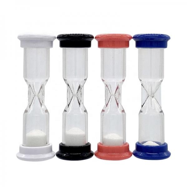 Quality 30 Second One Minute Hourglass Timer , Plastic Board Game Timer for sale