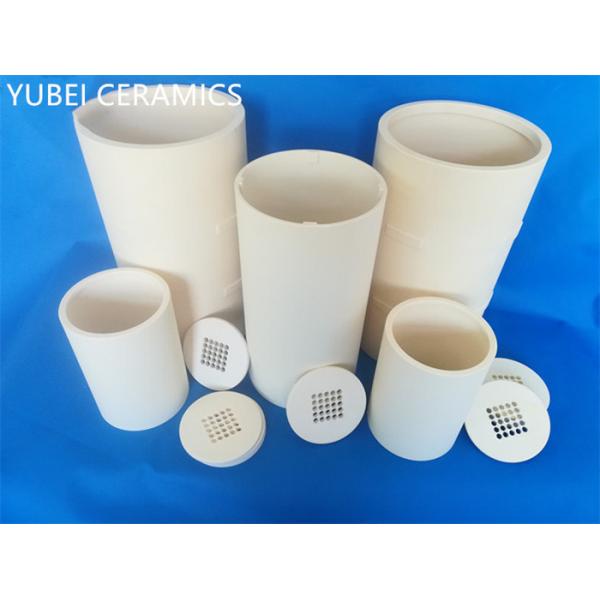 Quality 2400MPa Alumina Ceramic Cylinder Sleeve Wear Resistant for sale