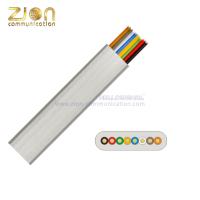 China OEM Factory 28 AWG Stranded OFC 8 Core Telephone Cable Flat Telephone Wire factory
