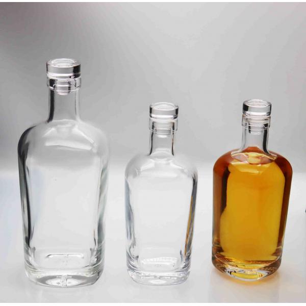 Quality 25OZ Glass Spirit Bottle VODKA Champagne Super Flint Glass Bottle Vinolok Glass Closures for sale