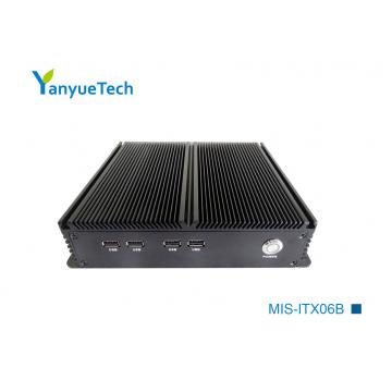 Quality Fanless Box PC Soldered On Board 4th Generation I3 I5 I7 U Series CPU 2COM for sale
