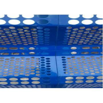 Quality Anti - UV Windbreak Anti Dust Fence Panels Perforated Plate 0.7mm Thickness for sale