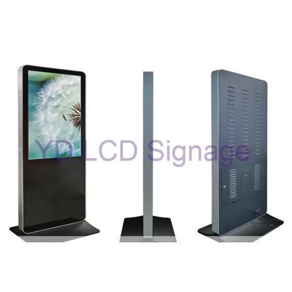 Quality 1920*1080 Digital Signage Floor Stand , Durable Vertical Digital Signage Display for sale