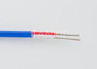 China 200 Degrees FEP Insulated Thermocouple Cable Type J K T E Solid / Stranded Conductors factory