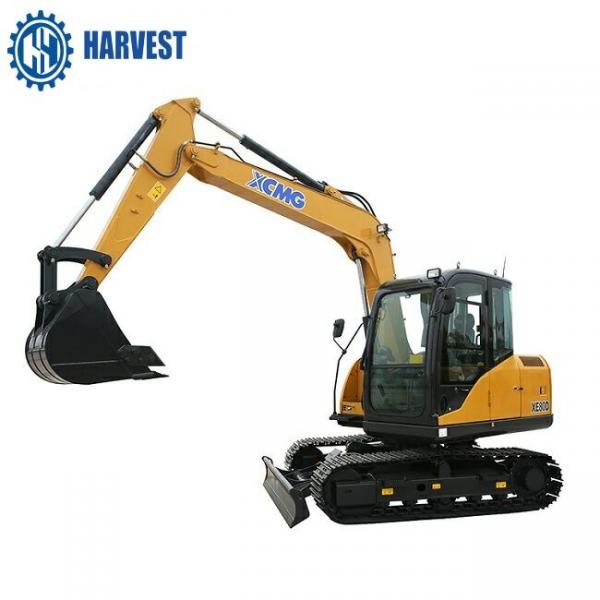 Quality 44.8KW XCMG XE80D Bucket 0.33m3 8 Ton Hydraulic Crawler Excavator for sale