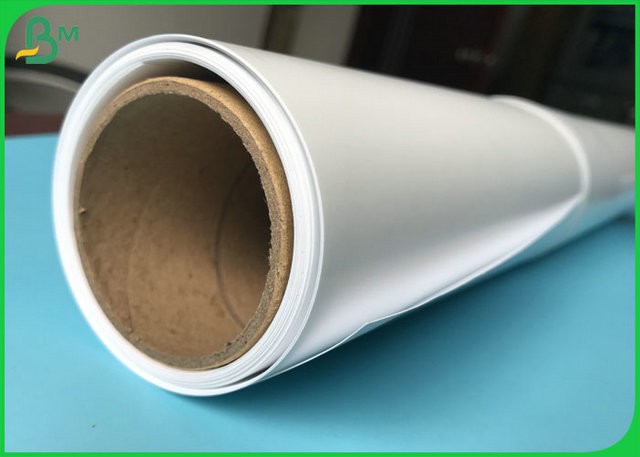 China Eco - Friendly 150gsm 190gsm 200gsm 250gsm Cardboard Paper Roll Glossy Printing Inkjet Photo Paper Roll For HP Printers factory