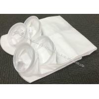China Industrial Micron Filter Bags , SE - Stitched Seam Treatment Micron Needle Felt Filter Bags factory