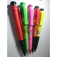 China big size promotional gift plastic logo ball pen,jumbo plastic promo ball pen from china factory for sale