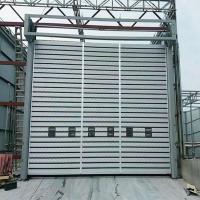 China High Durability Safety Automatic Roller Door Strong Wind Resistant factory