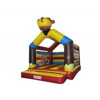 China Inflatable monkey themed jumping house Yellow monkey inflatable bouncer jumping castle inflatable monkey for sale factory