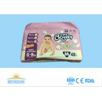 Quality Soft Disposable Infant Baby Diapers Chemical Free With Cottony Backsheet for sale
