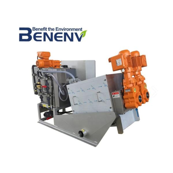 Quality Cutting Edge Screw Press Dewatering Machine Low Power  Consumption for sale