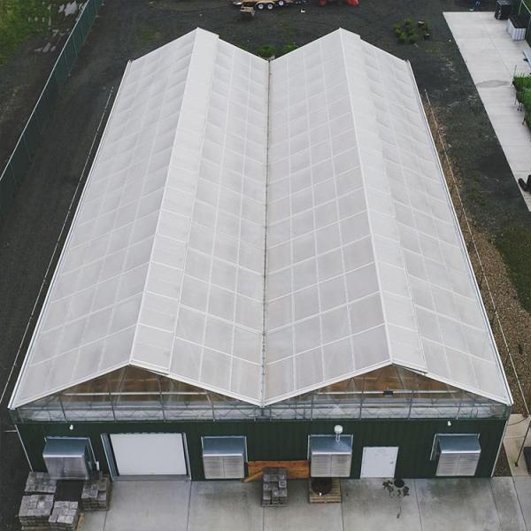 Quality Automatic Light Deprivation Polycarbonate Greenhouse Temperature Humidity Control for sale