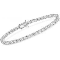 Quality Synthetic Jewelry 0.1ct Lab Created Diamond Bracelet Round Cut for sale