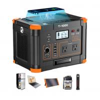 Quality 1000w Camping Portable Power Station LiFePO4 Battery Super Quick Charging for sale