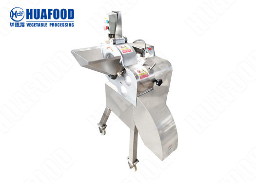 China Automatic Food Processing Machines High Speed Onion Dicing Machine , Tomato Chopper Machine For Kitchen factory
