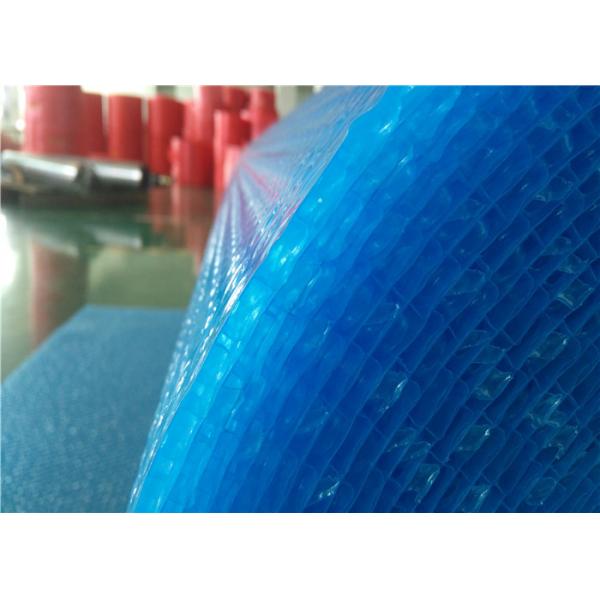 Quality Shockproof Blue Jumbo Rolls Of Bubble Wrap For Packaging 100cmx500m for sale