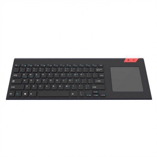 Quality 2.4G Wireless Keyboard With Touch Pad With Easy Media Control Solid Stainless for sale