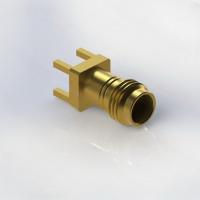 China 1.85KHD Female Brass RF Straight Connector With 012 Pin Mixed Tech PCB 67GHz factory