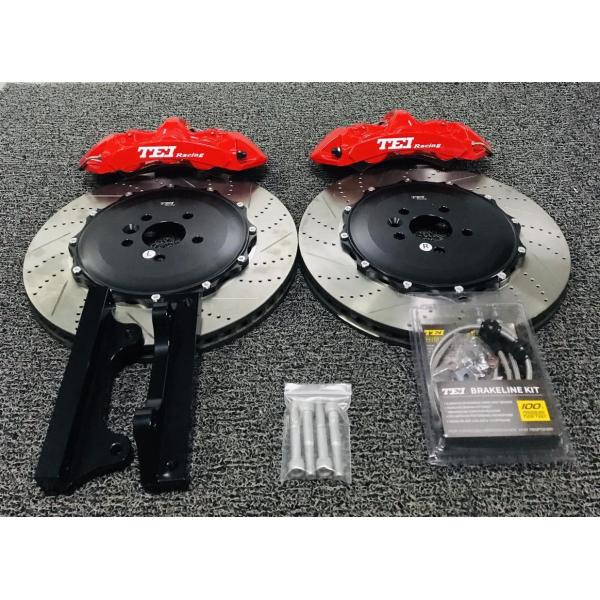 Quality Six Piston TEI Racing Big Brake Kit Made For Jaguar F-Pace 20inch 405*34 Drilled for sale