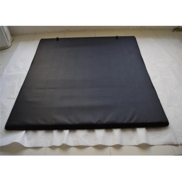 Quality PVC Soft Tri Fold Tonneau Bed Cover 12 Months Warranty For Toyota Hulix Revo for sale