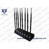 China 8 Bands Adjustable Powerful 3G 4G Cell phone  UHF VHF WiFi Jammer factory
