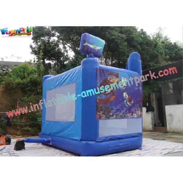 Quality OEM Outside Small Inflatable Commercial Bouncy Castles With PVC tarpaulin for sale