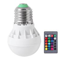 China RGB Color Changing Dimmable LED Bulbs E12 E14 LED Bulb 3W Wattage factory