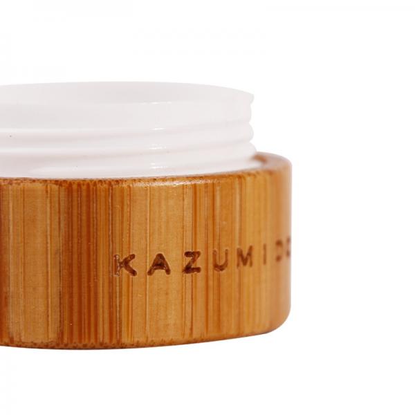 Quality Cosmetic Packaging Wooden Cream Jar Empty Bamboo Plastic Jar for sale