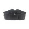 China Women Genuine Leather Pin Buckle Retro Elastic Belts For Dresses  /  Wide Cinch Belt factory