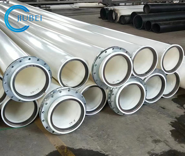 Quality Flanged Dredging HDPE Pipe With Stub End River Dredging Fine Sand 500mm for sale