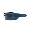 China Blue Thin Retro 130cm Women Skinny Leather Belts factory