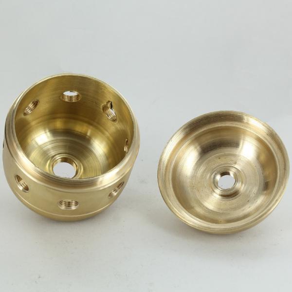 Quality Lamp Cnc Machining Brass Parts CNC Drilling And Tapping Precision Brass Components for sale