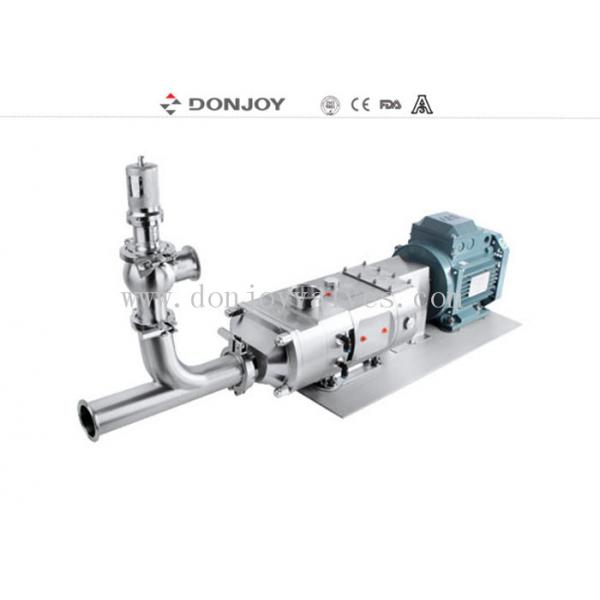 Quality DONJOY food grade gas liquid solid mixing double screw pumps sanitary multipurpose twin screw pump for sale