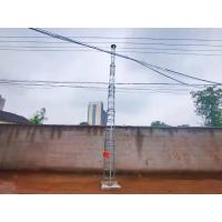 China Crank Up Telescoping Tower Antenna 9m Winch Up Lattice Tower 30ft Heavy Duty Tower Portable factory
