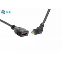 China Angled Micro HDMI Male to HDMI Female Cable Adapter Connector 4 Directions Up-Down-Left-Right+1pcs Straight factory