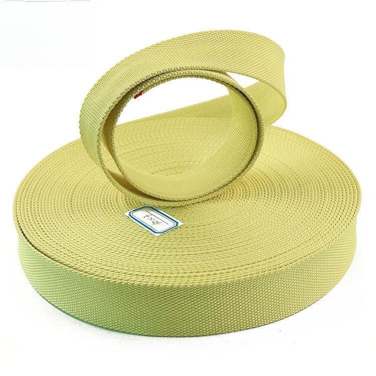 China 10mm-80mm Fire Resistant Webbing Anti Fire Kevlar Webbing Straps factory