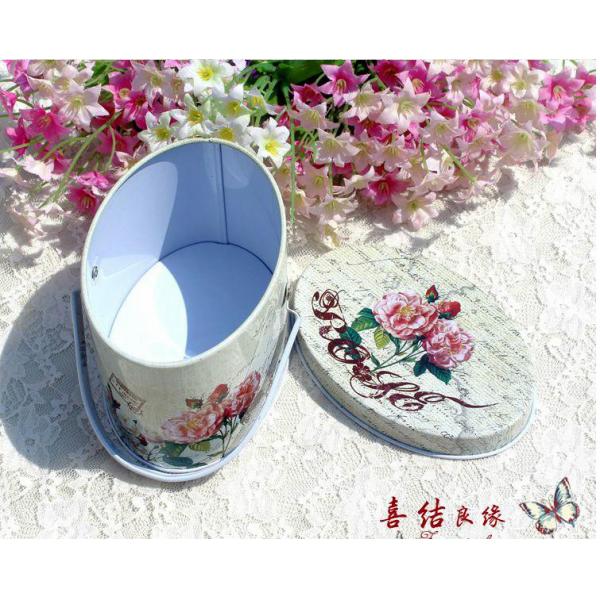 Quality 115 * 55 * 120mm Nestle Oval Shaped Coffee Tin Box With Printing / Embossing for sale