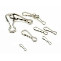 China Oval Coil Lanyards Nickel Aluminum Crimp For Strap Ferrules factory