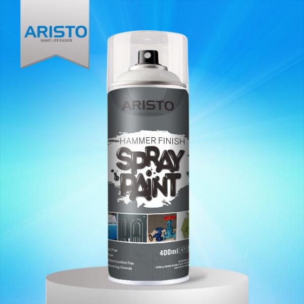 Quality Hammer Finish Acrylic Spray Paint Silver / Black / Blue Colors Aristo Liquid Coating for sale
